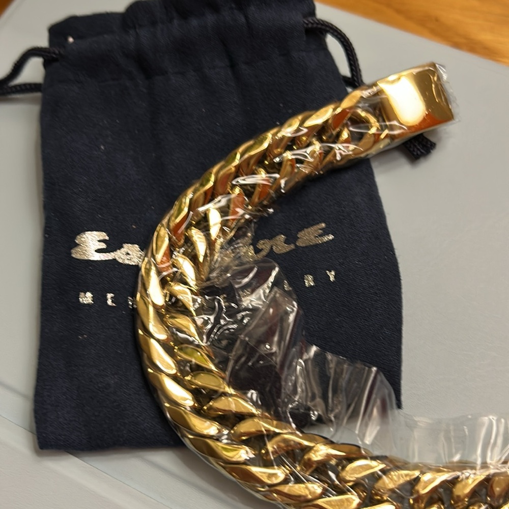 Esquire Men's Curb Link Bracelet 8.50”